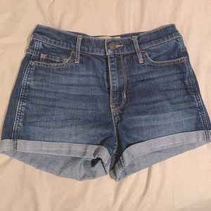 Hollister high rise Jean shorts